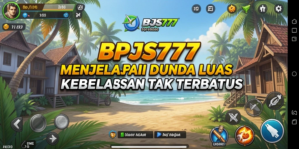 Gameplay BPJS777 menampilkan petualangan di dunia terbuka yang luas.