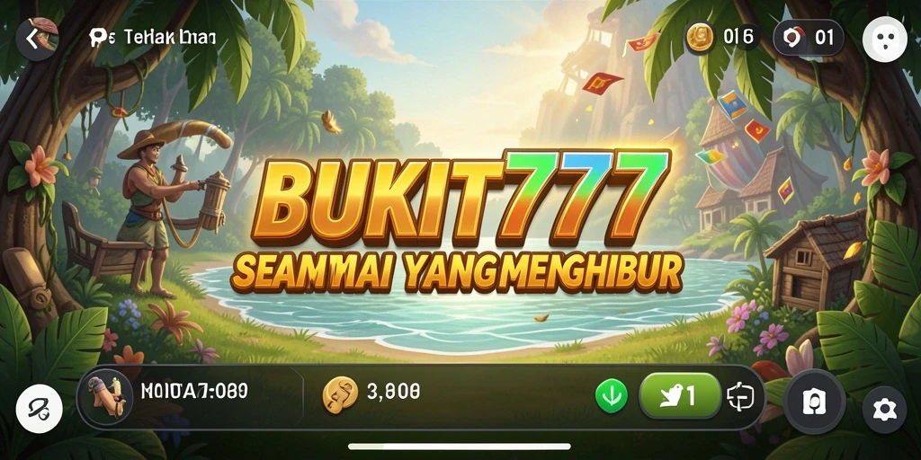 Tampilan gameplay menarik dari BUKIT777 dengan karakter ceria.
