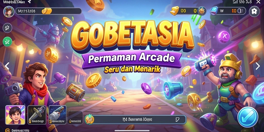 GOBETASIA menampilkan gameplay Arcade yang mendebarkan dan penuh warna.