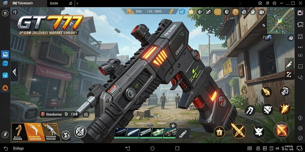 Tampilan antarmuka pengguna GT777 yang modern dan fungsional.