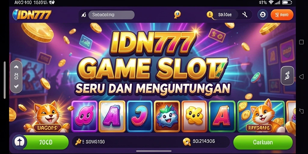 Screenshot gameplay IDN777 menampilkan momen mengasyikkan pemain saat memainkan Slot.