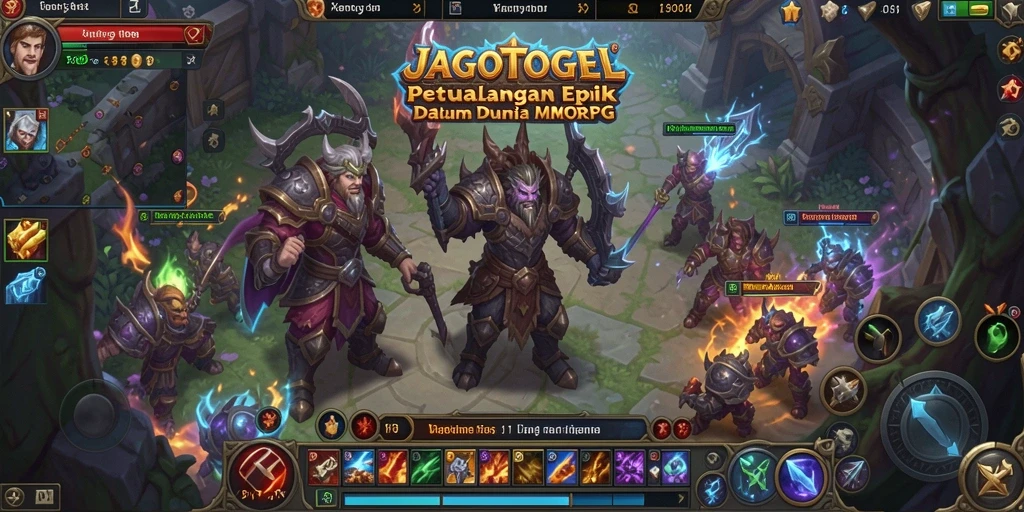 Tampilan gameplay <strong>JAGOTOGEL</strong> yang menawan dan mendebarkan dalam dunia MMORPG.