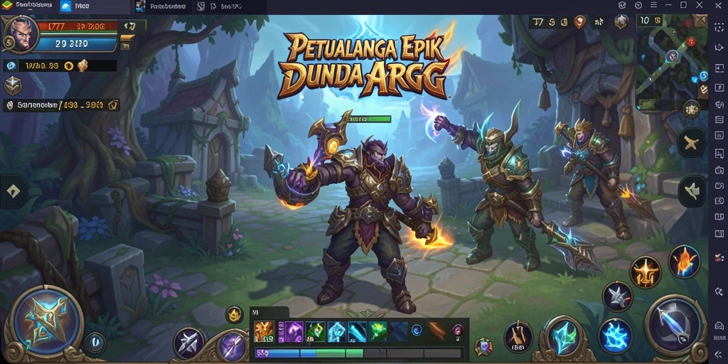 Tampilan gameplay epik dari L777 di dunia ARPG yang menakjubkan.