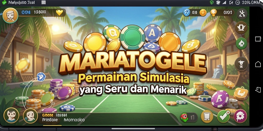 Tampilan gameplay MARIATOGEL yang menarik dan interaktif.