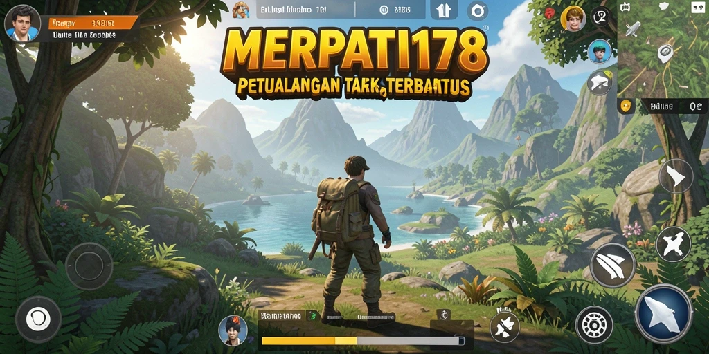 Screenshot gameplay menampilkan eksplorasi dunia terbuka yang luas.
