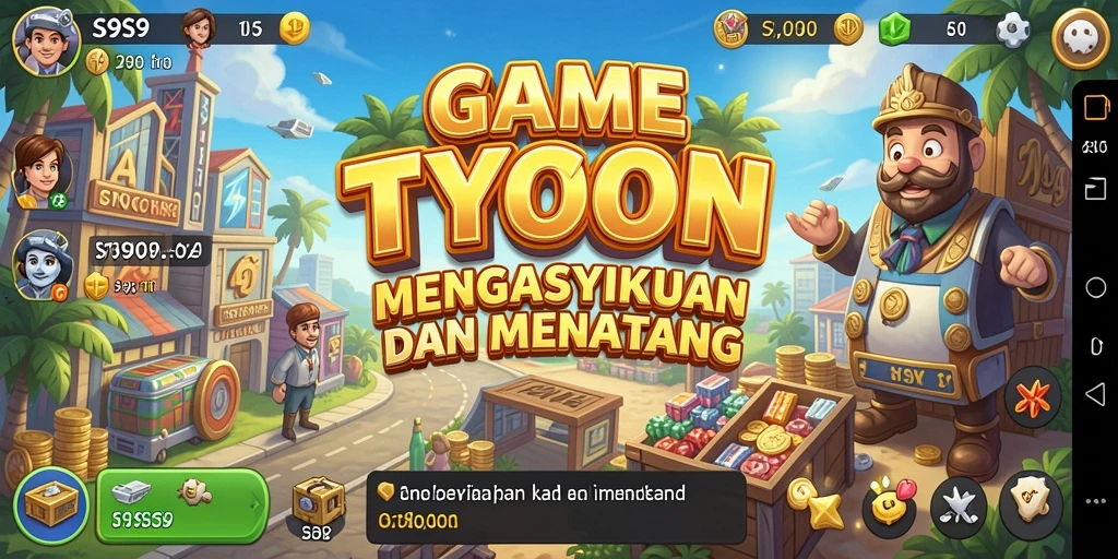 Gameplay S9S9 yang menampilkan tantangan Tycoon menarik.