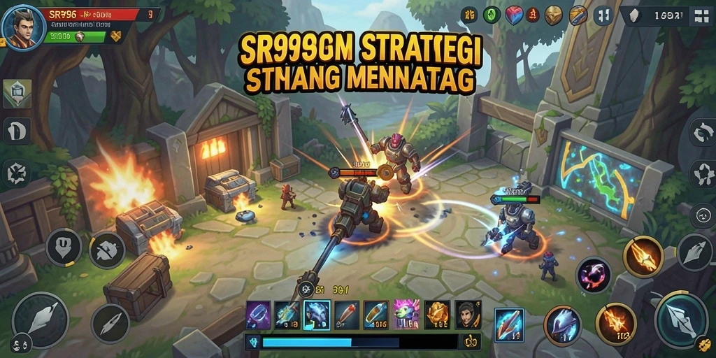 Tampilan gameplay SR996 yang menegangkan dengan strategi yang intens.