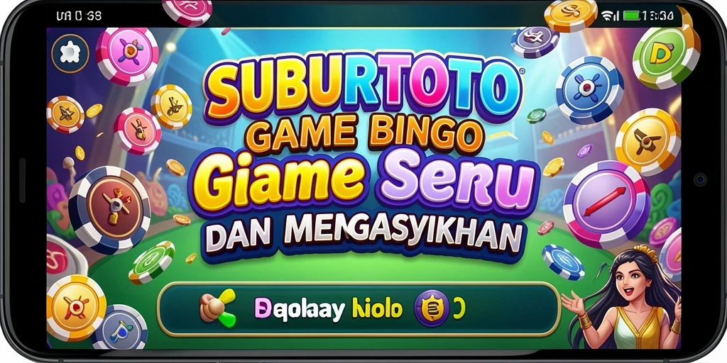 Tampilan gameplay seru dalam SUBURTOTO dengan suasana bingo yang mendebarkan.